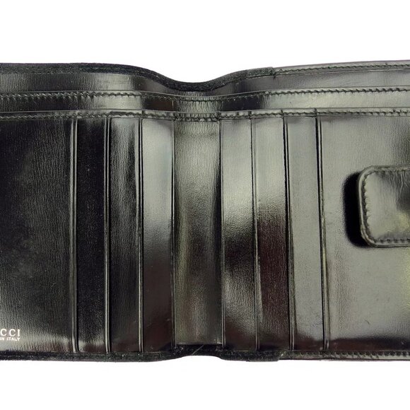 GUCCI W hook purse hose bit suede ?~ leather Authentic used - Picture 12 of 16